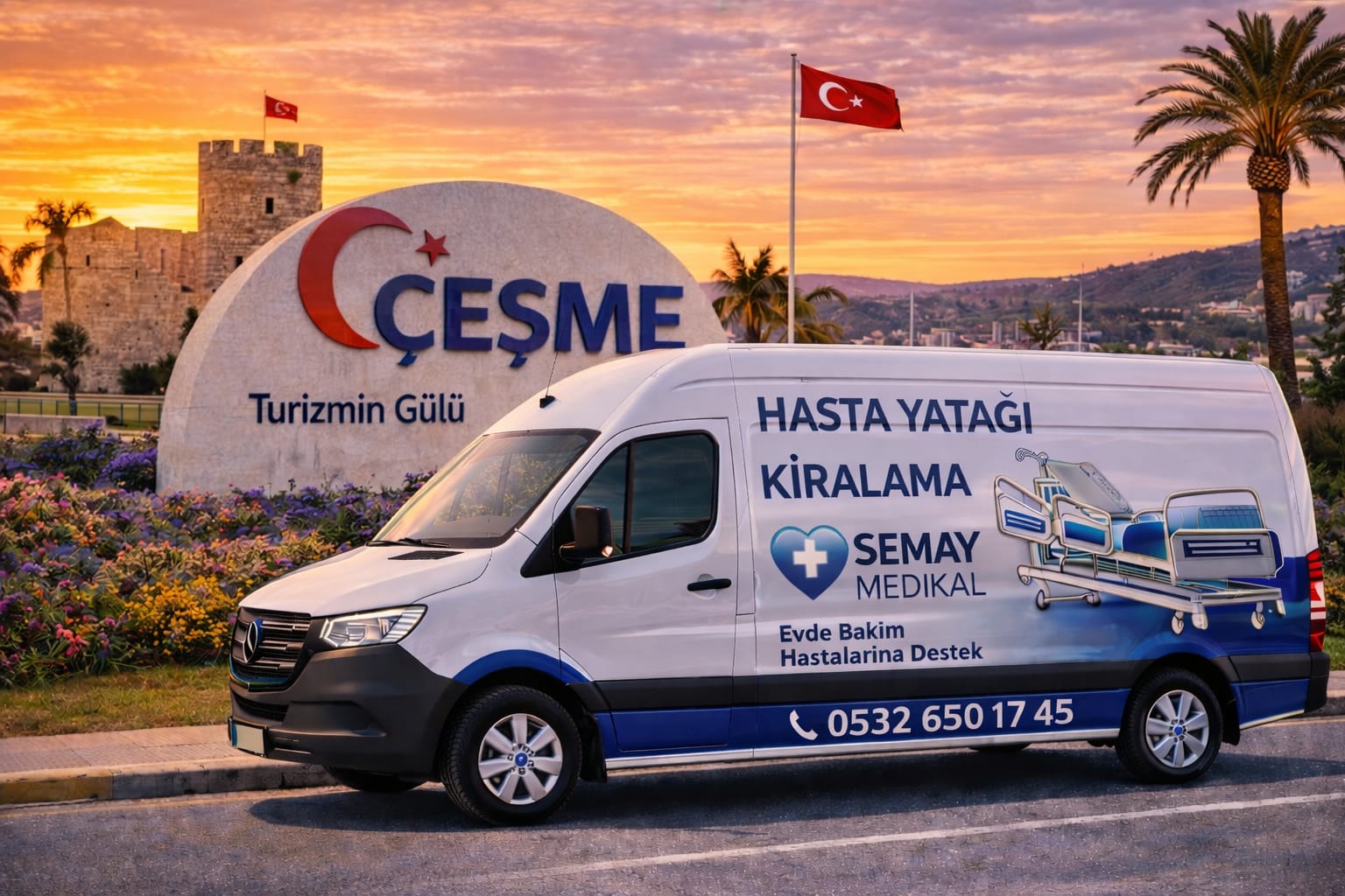 Hasta Yatağı Kiralama İzmir Çeşme