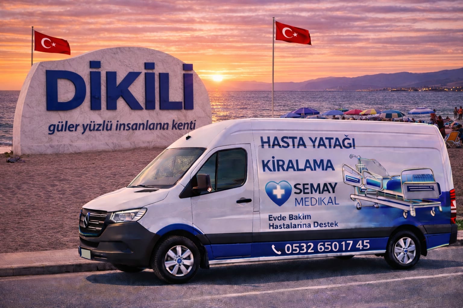 Hasta Yatağı Kiralama İzmir Dikili