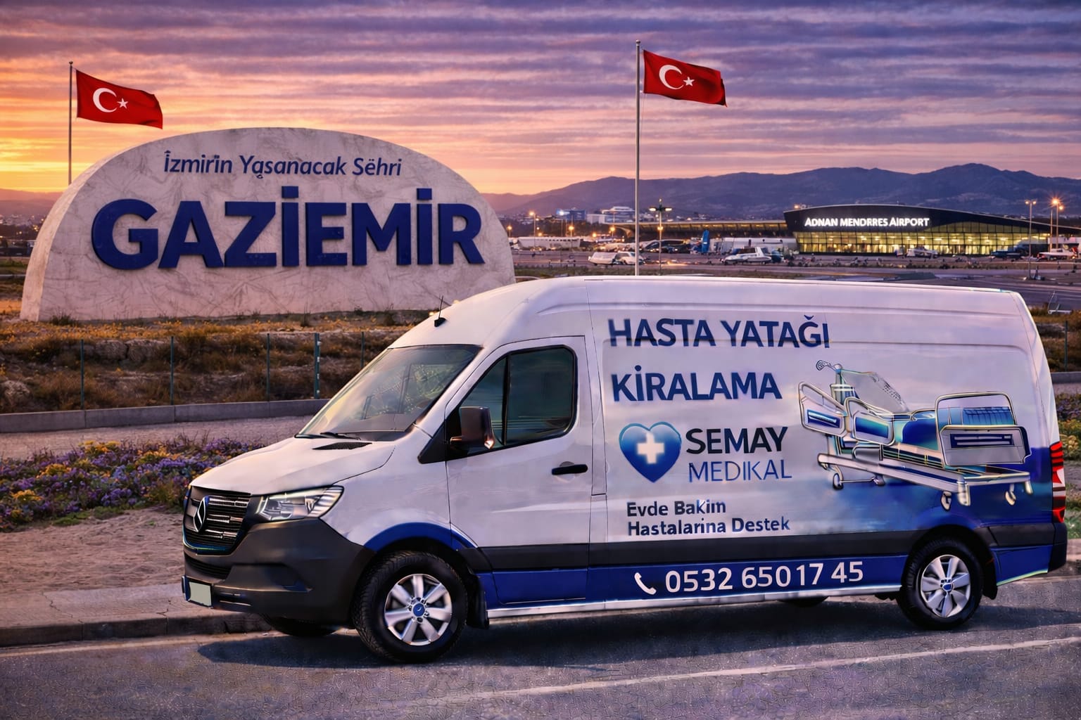 Hasta Yatağı Kiralama İzmir Gaziemir