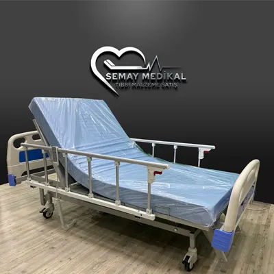 4 Motorlu Alüminyum Korkuluklu Hasta Yatağı